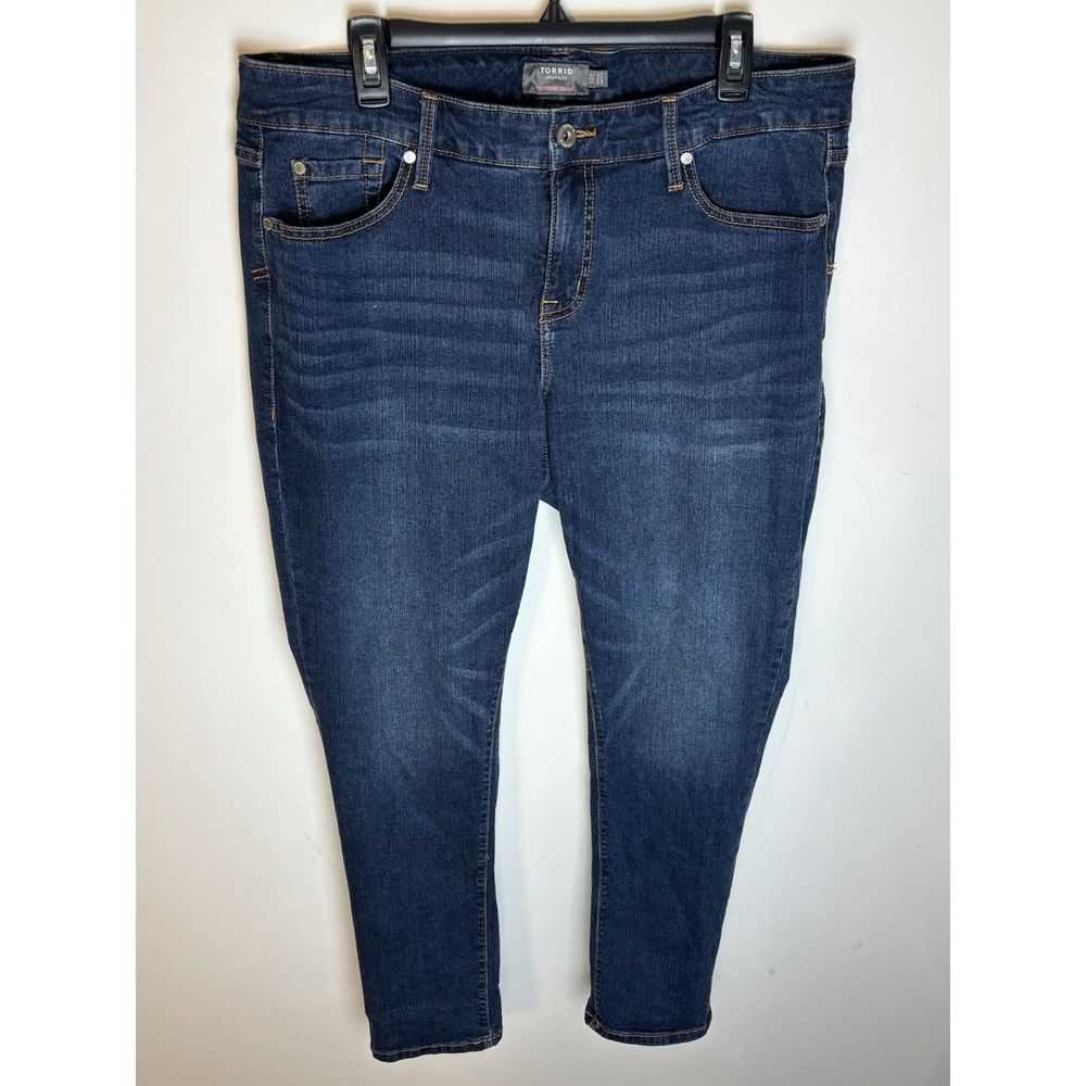 Torrid Boyfriend Straight Vintage Stretch Mid-Rise Jean Women's 12R
